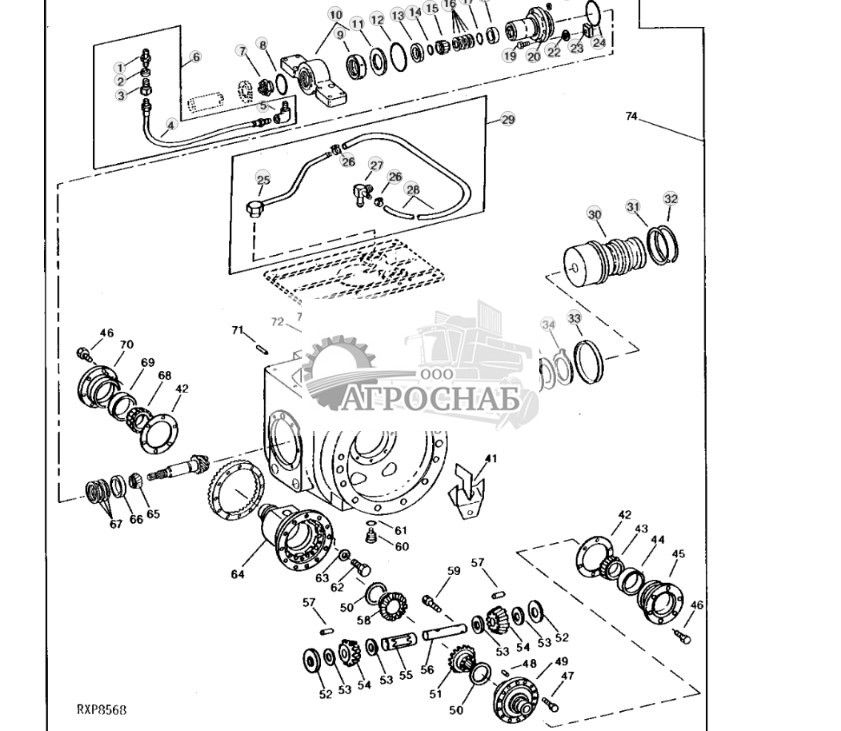 Differential Front AXLE Assembly 